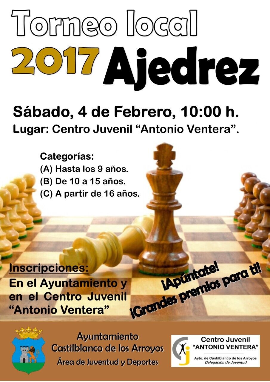Cartel Campeonato de Ajedrez 2017