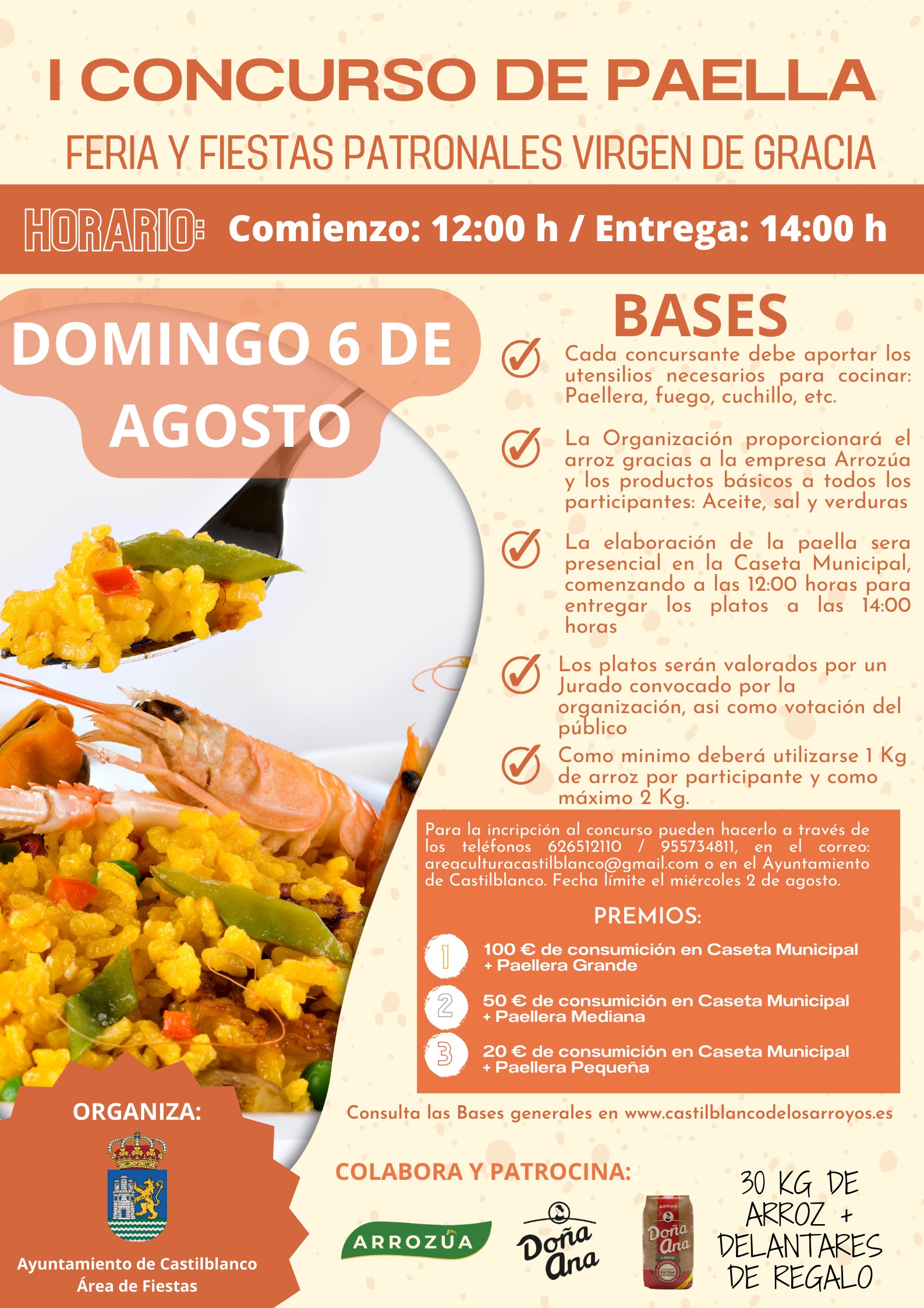 Cartel Definitivo Concurso de Paella