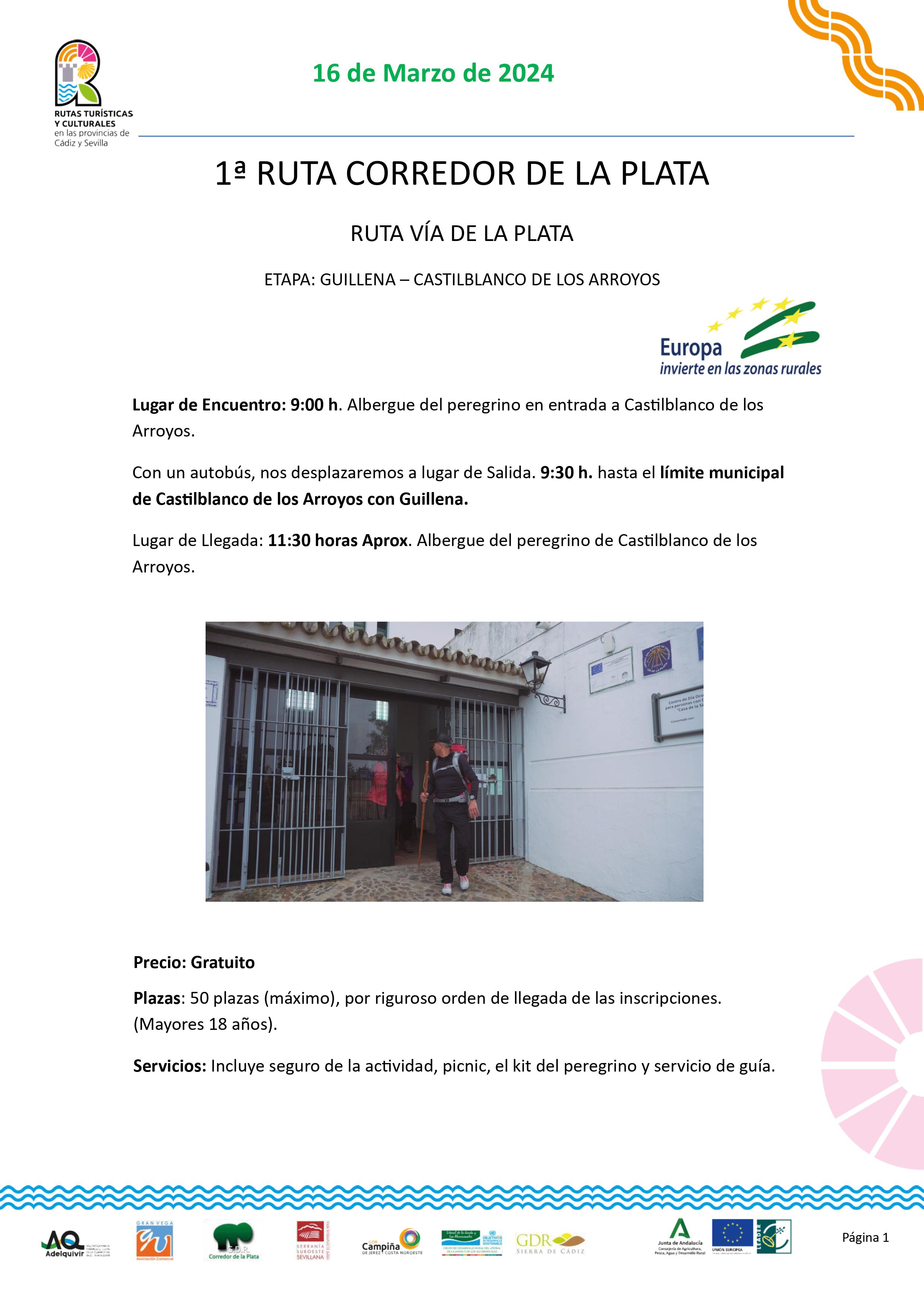 CARTEL RUTA 16 MARZO