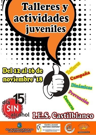 Cartel Dia Mundial Sin Alcohol.