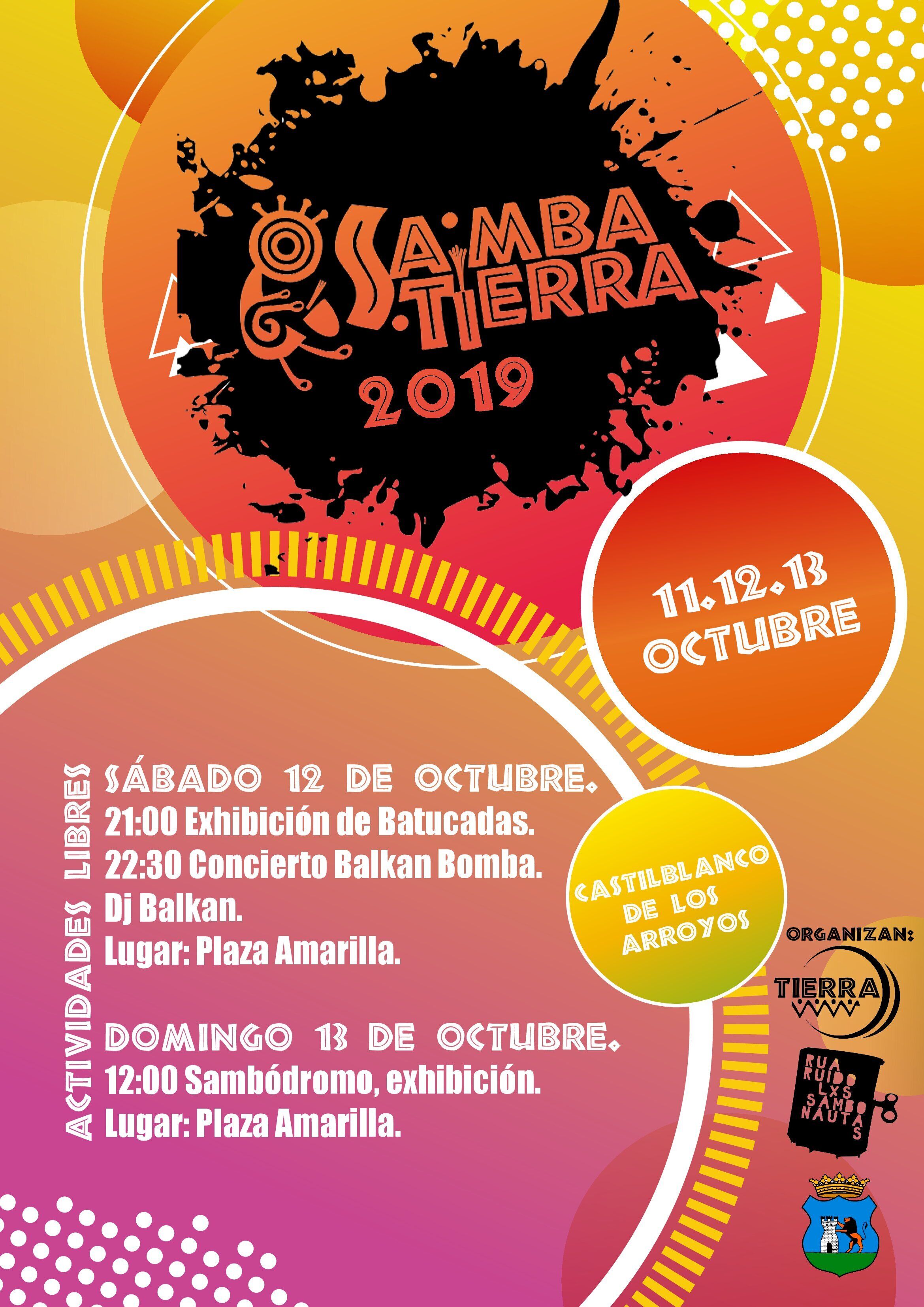 Cartel Samba Tierra Ayuntamiento imprimir