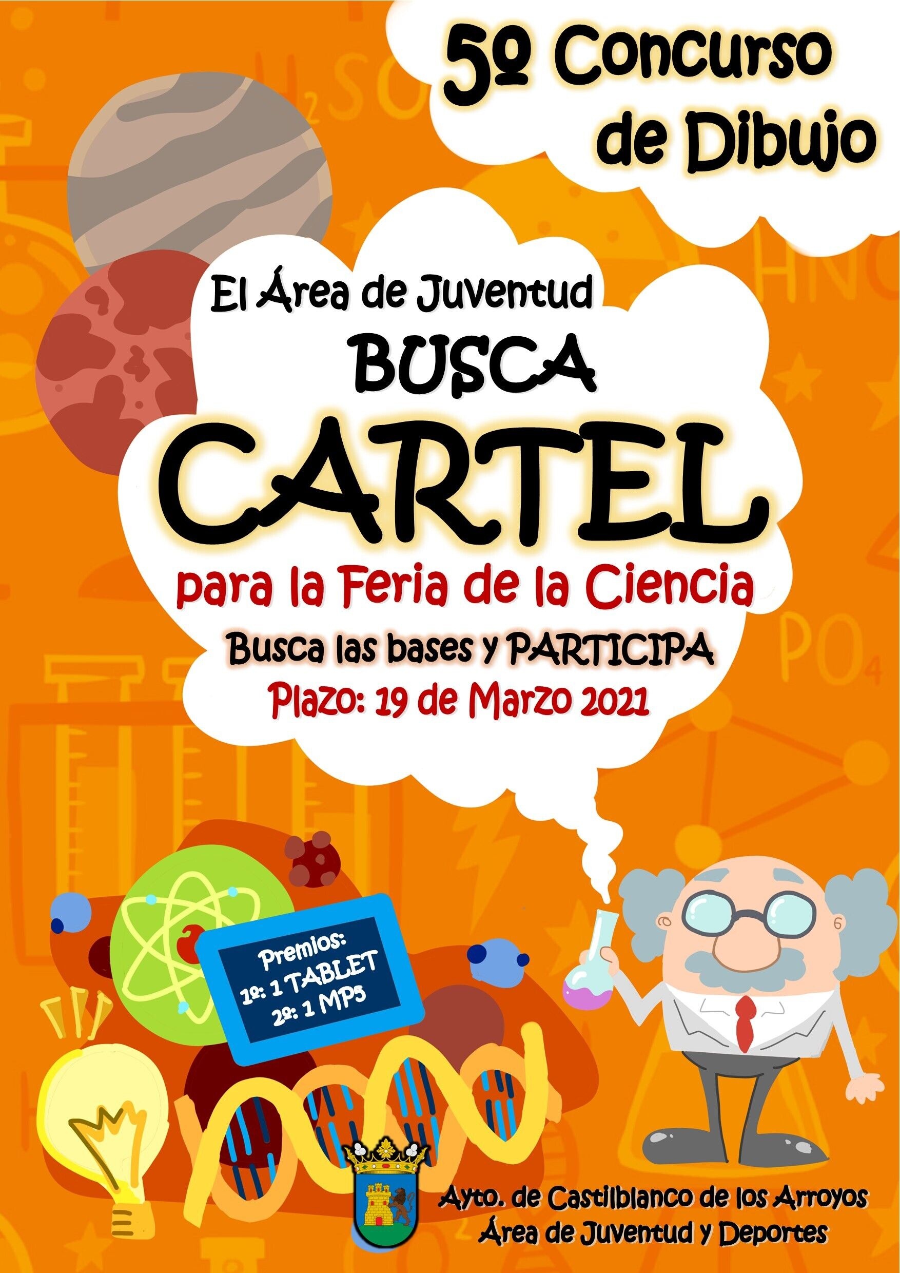 Cartel concurso cartel feria de la ciencia