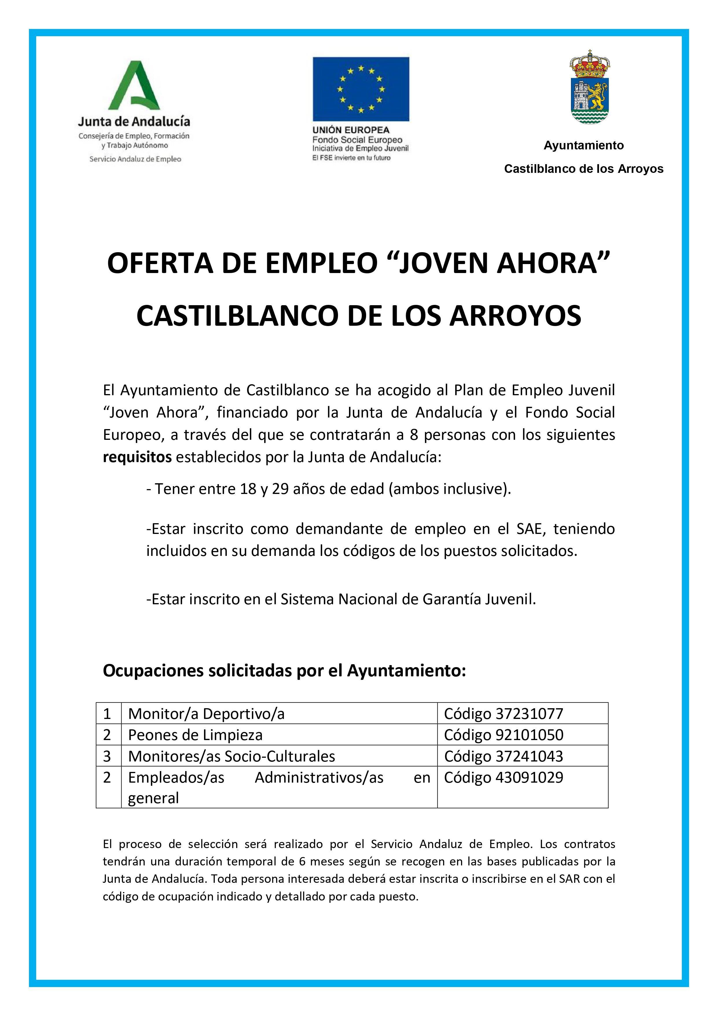 JOVEN AHORA CASTILBLANCO