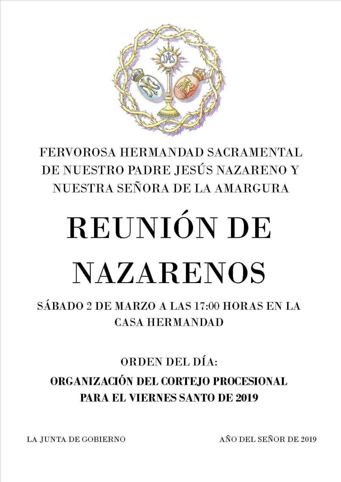 Reunión nazarenos