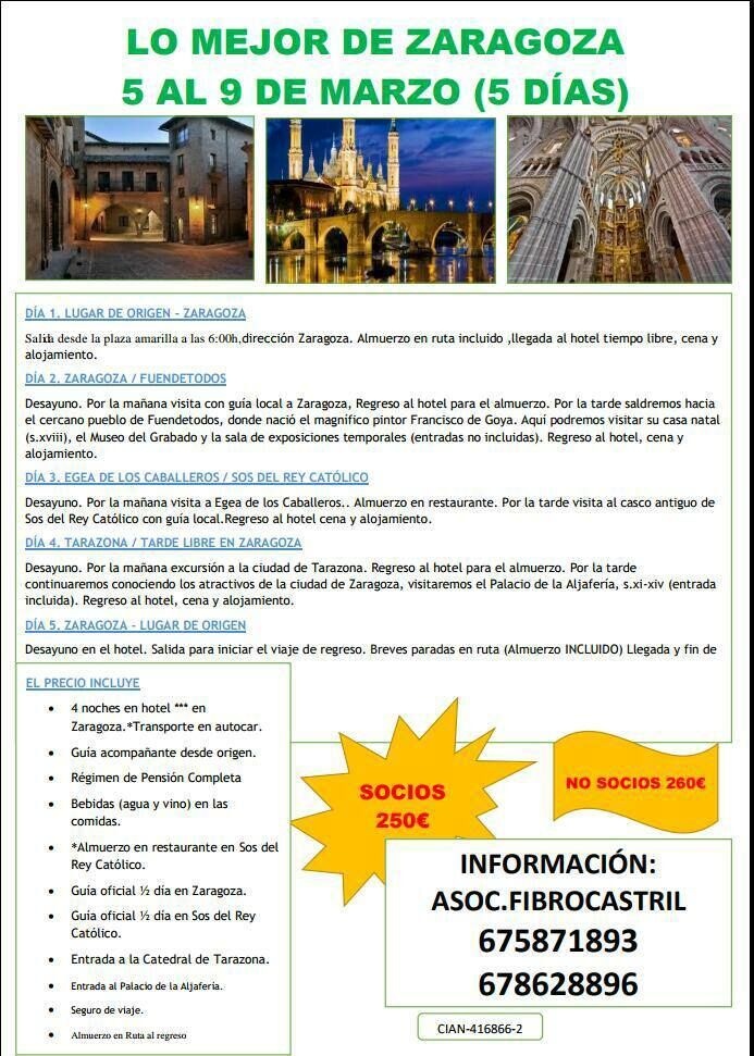 Viaje Asopciación Fibromialgia