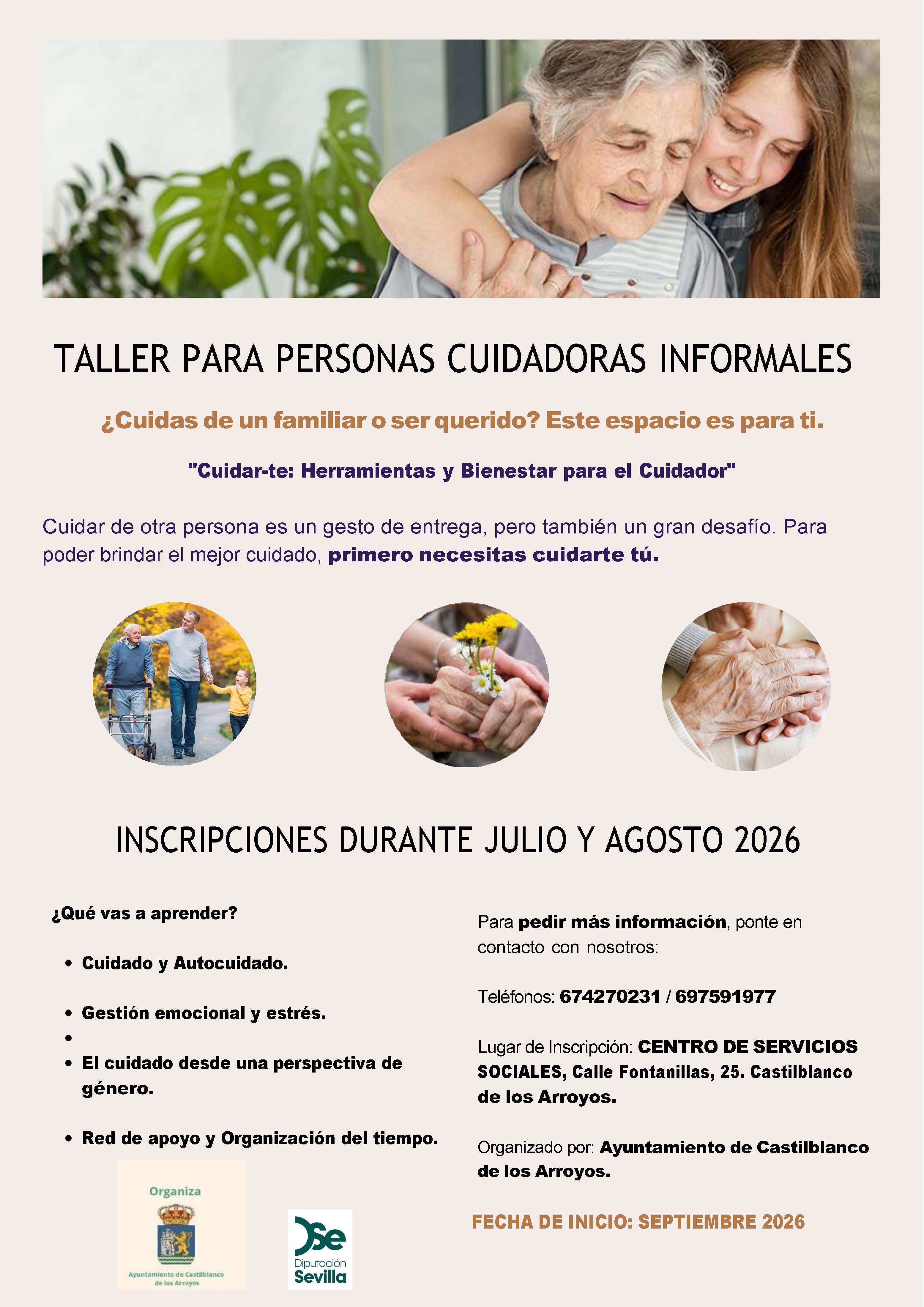 cartel cuidador