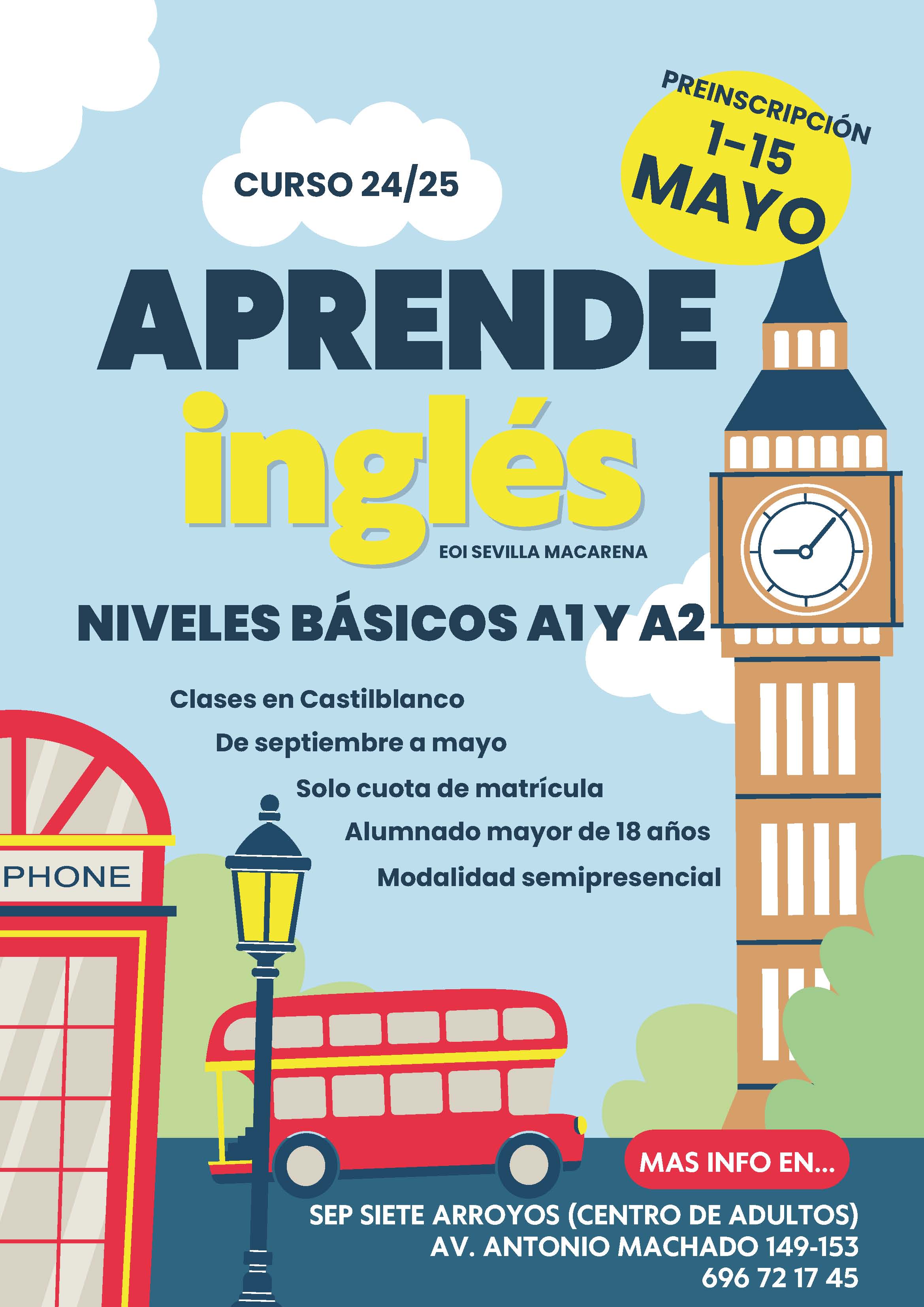 centro de adultos inglés